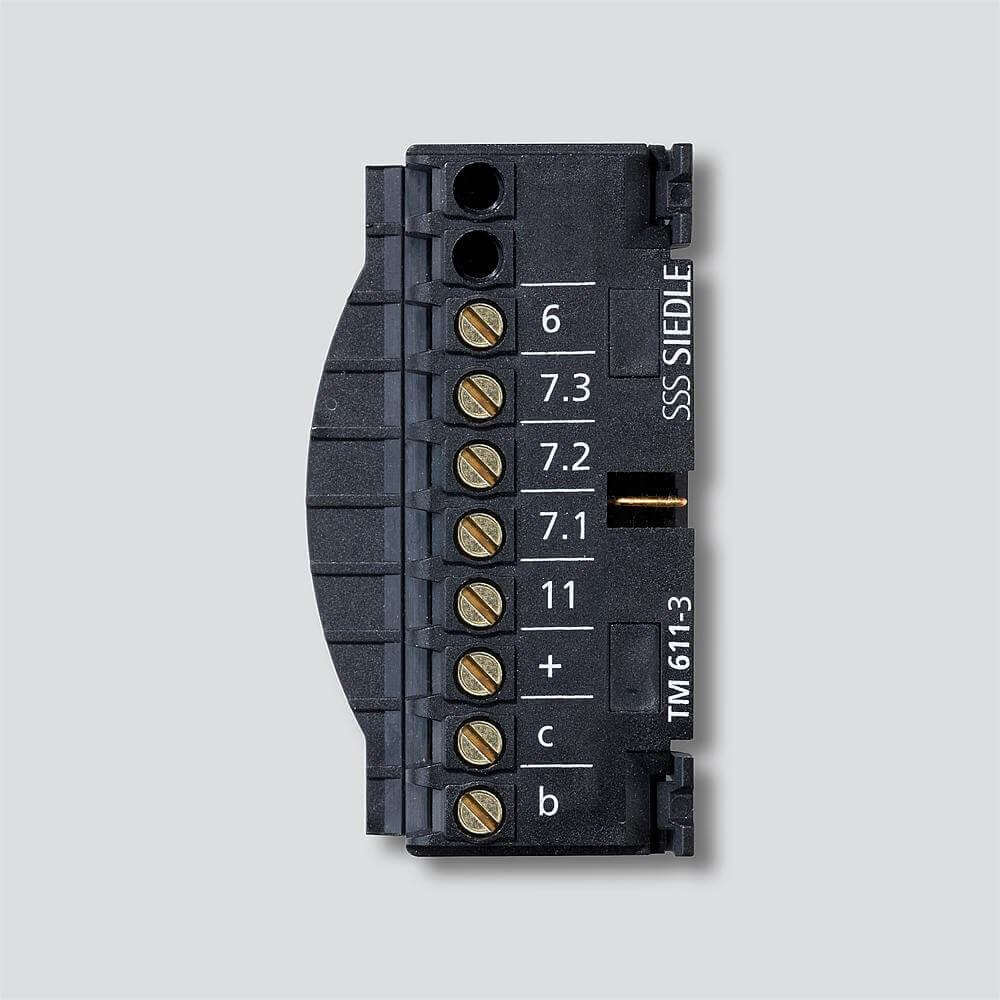 Siedle Siedle&Söhne Klemmblock Schwarz TM 611-3