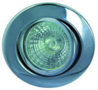 Rutec R55114 Metall o.Sprengring schwenkbar f.MR16 Chrom 50 W