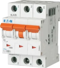 Eaton (Installation) LS-Schalter mit Beschriftung C 63A, 3-polig PXL-C63/3