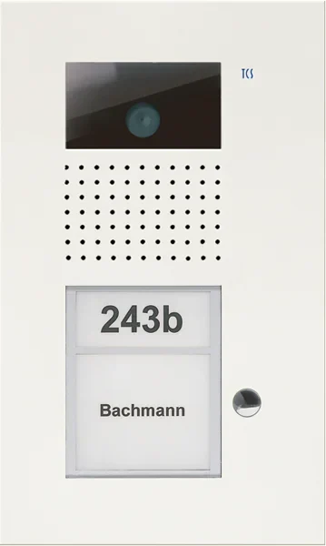 TCS TCS Tür Control Video color Außenstation V PUK 1 Taste 1-spalti AVU14010-0019