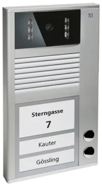 TCS Tür Control Video Außenstation 2Tasten 1-reih Aufputz si AVC11020-0010
