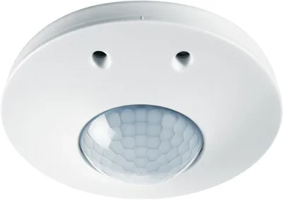 ESYLUX Decken-Präsenzmelder weiß 360 Grad, Unterputz, KNX, FB PD-ATMO 360i/8 T KNX