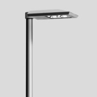 BEGA LED-Aufsatzleuchte 61,5W 76mm 3000K 85067AK3 7600lm si EVG Alu Gl_tr IP66