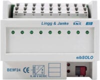 Lingg&Janke Binäreingang 9-fach 6TE 24V AC/DC BE9F24
