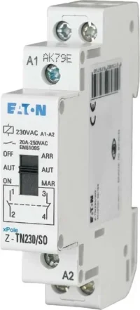 Eaton (Installation) Vorwahl-Relais 24VAC/50Hz, 3S, 20A Z-TN24/3S