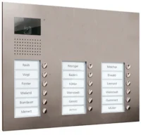 TCS Tür Control Video color Außenstation V PUK 18 Tasten 3-spal AVU16180-0030