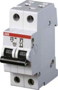 ABB Stotz S&J Sicherungsautomat 6kA 13A C 1-polig+N (2-polig) S201-C13NA