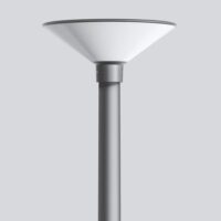 BEGA LED-Aufsatzleuchte 27W 76mm 3000K 84483AK3 2827lm si Konv Alu Kst_opal