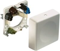ABL Geräteanschlussdose Aufputz/Unterputz 5x6qmm weiß 2505 Schraubkl IP20