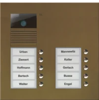 TCS Tür Control Video color Außenstation V PUK 10 Tasten 2-spal AVU15100-0012