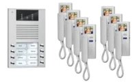 TCS Tür Control Videosprechanlgenset color 7 WE, mit Hörer PVE1570-0010