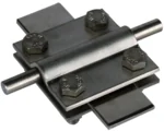 Dehn Kreuzstück NIRO für Rd 8-10/Fl 30mm KS 8.10 FL30 V4A