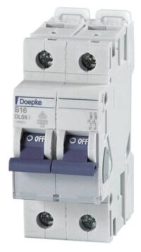 DOEPKE Leitungsschutzschalter UC B 4A 2-polig DLS 6I B4-2 10KA 400V 2TE 50Hz IP20