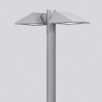 BEGA LED-Aufsatzleuchte 44W 60mm 4000K 84106AK4 5856lm si Konv Alu Gl_tr IP65