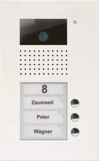 TCS Tür Control Video color Außenstation V PUK 3 Tasten 1-spalt AVU14030-0019