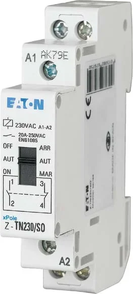 Eaton Eaton (Installation) Vorwahl-Relais 24VAC/50Hz, 1S+1Ö Z-TN24/1S1O