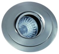 Rutec ALU55555 Alu-Druckguss Einbau- strahler eisen geb. schwenkbar f.MR16