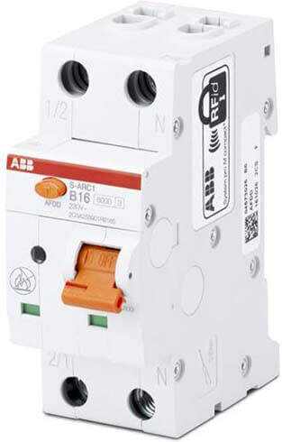 ABB ABB Stotz S&J Brandschutzschalter C16,6kA,1P+N S-ARC1 C16