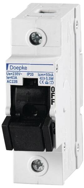 DOEPKE D0-Lasttrennschalter D02 1-polig 400V Tytan II D0-04-1/S 4A