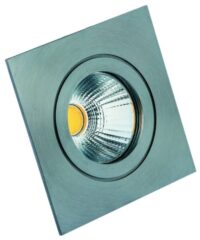 starr quadratisch 350mA 8W IP55 3000K CRI80-V4A CIRDAN COB LED-Einbaustrahler