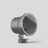 BEGA LED-Anbaustrahler 60W Konv DALI si 85082AK3 1LED 3000K ws 4095lm si mt Alu