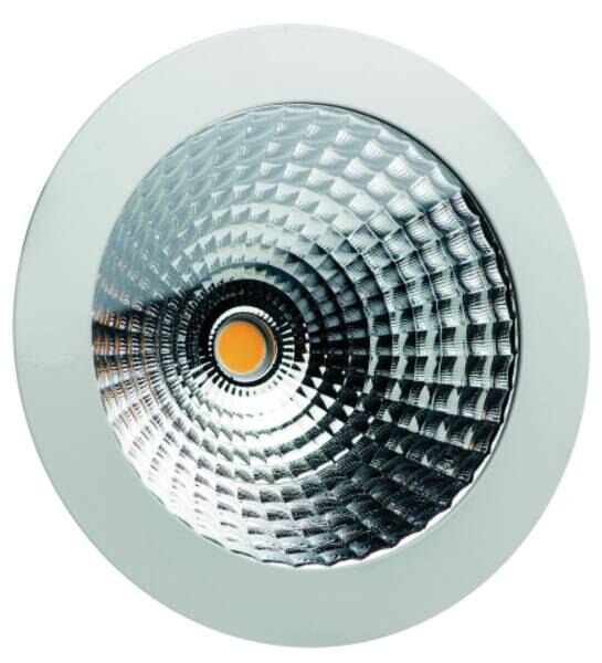 Rutec starr rund 900mA 35W IP40 4000K CRI80- weiß NINQITA COB LED-Einbaustrahler