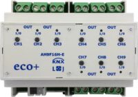 Bild vom Produkt: Lingg&amp;Janke KNX Schaltaktor eco+ 9-fach 16A 6TE AH9F16H-E