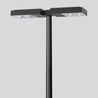 BEGA LED-Aufsatzleuchte 102,4W 76mm Konv 84595K3 3000K 13808lm graphit Alu Gl_tr