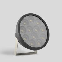 BEGA LED-Anbaustrahler 323W Konv 1-10V 84523K22 DALI 1LED graphit 2200K ws mt