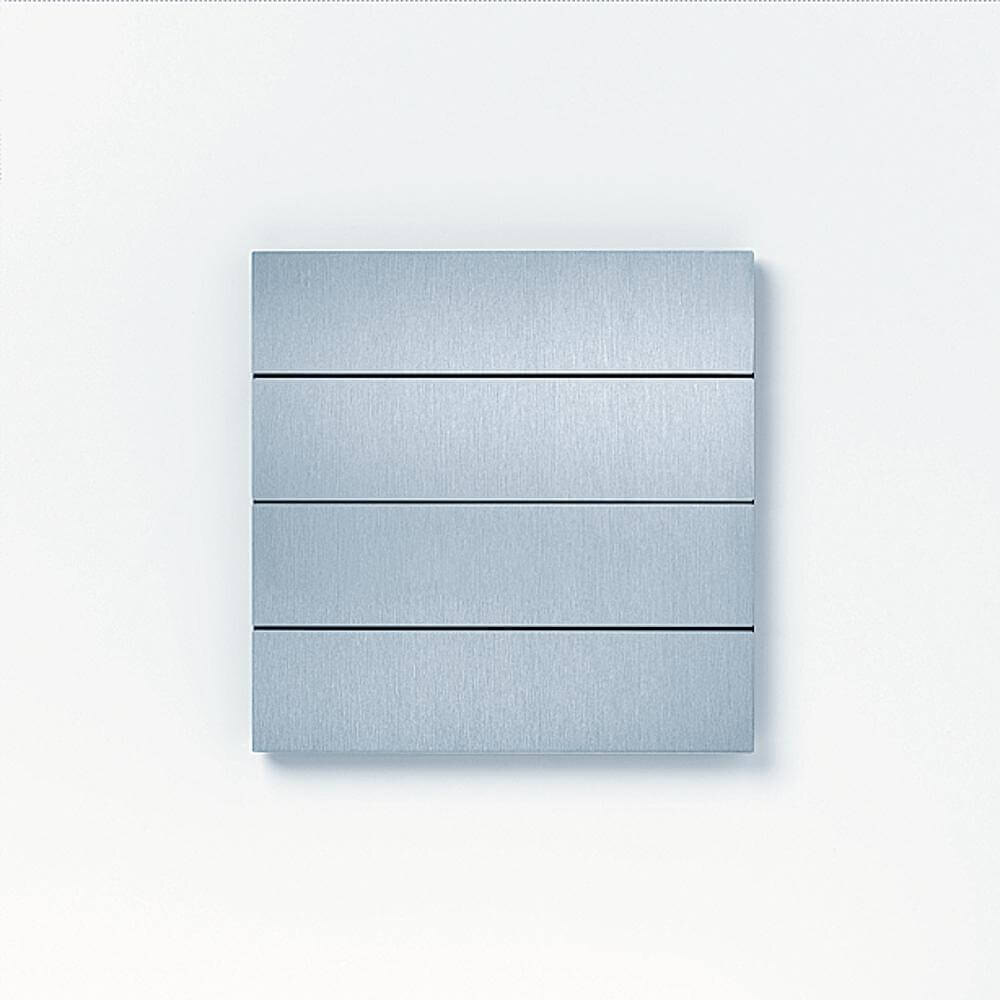 Siedle Siedle&Söhne Orientierungsschild 154x154mm Edelstahl 4Teil OSB 0004 E