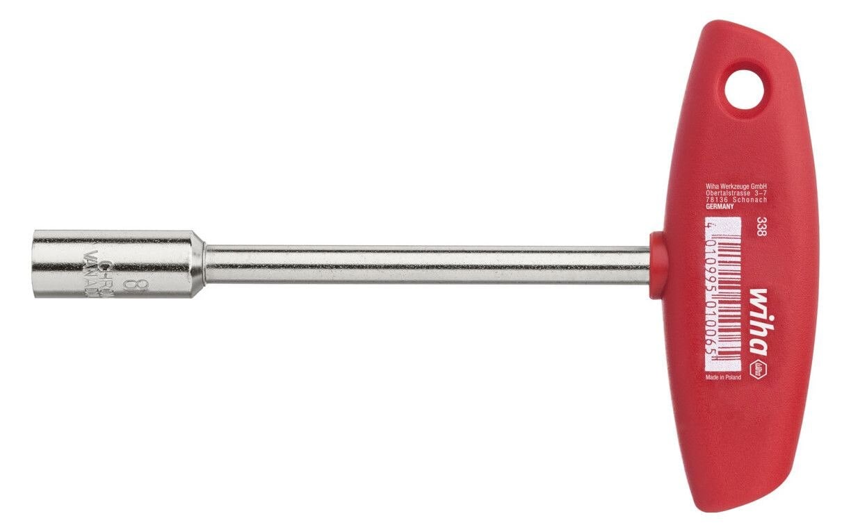 Wiha 338 10,0x125mm Steckschlüssel mit Quergriff 01007