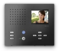 TCS Tür Control Video color Innenstation Wandger CAI2100 schwarz CAI2100-0156
