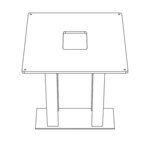 Siedle&Söhne Erdstück 462x462mm ZE/STL 462 x 462