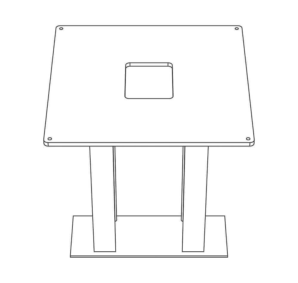 Siedle&Söhne Erdstück 462x462mm ZE/STL 462 x 462