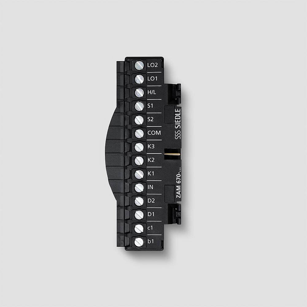 Siedle Siedle&Söhne Klemmblock Schwarz ZAM 670-...