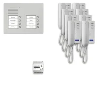 TCS Tür Control Audio Außenstation Pack 8 PUK 2reihig 8Tast Unterputz PPU08/2-EN/02
