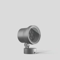 BEGA LED-Anbaustrahler 20,5W Konv DALI 85080AK4 1LED si 4000K ws 1672lm si mt