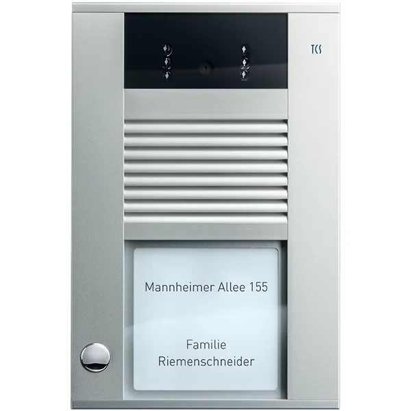 TCS TCS Tür Control Video IP Bold Außenstation 1 Taste Aufputz si AVD94010-0010