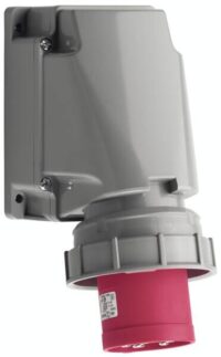 ABL CEE-Aufbaugerätestecker 3-polig 63A 7h G33S55 500V/schwarz IP67 Schraubkl abgew Kunststoff