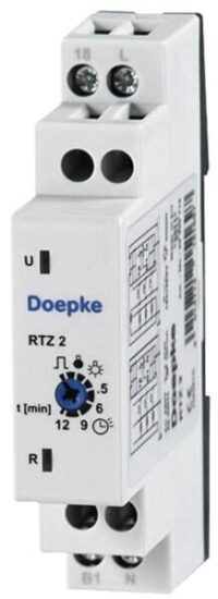 DOEPKE Treppenlichtzeitschalter Reiheneinbaugerät 1TE RTZ 2 elektr Multifunkt 196-253VAC