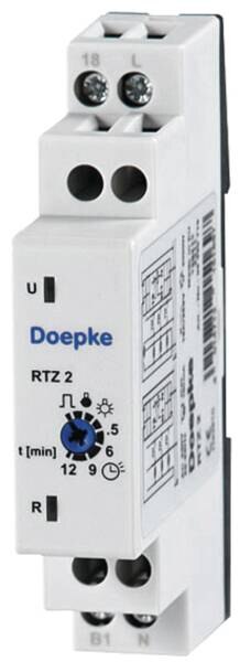 Doepke DOEPKE Treppenlichtzeitschalter Reiheneinbaugerät 1TE RTZ 2 elektr Multifunkt 196-253VAC