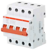 ABB Stotz S&J Lasttrennschalter 4-polig, 63A SHD204/63