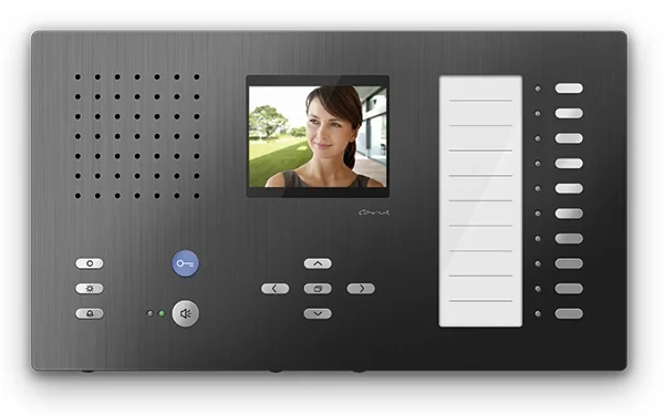 TCS TCS Tür Control Video color Innenstation WandCAI2200+10TA schwarz CAI2200-0156
