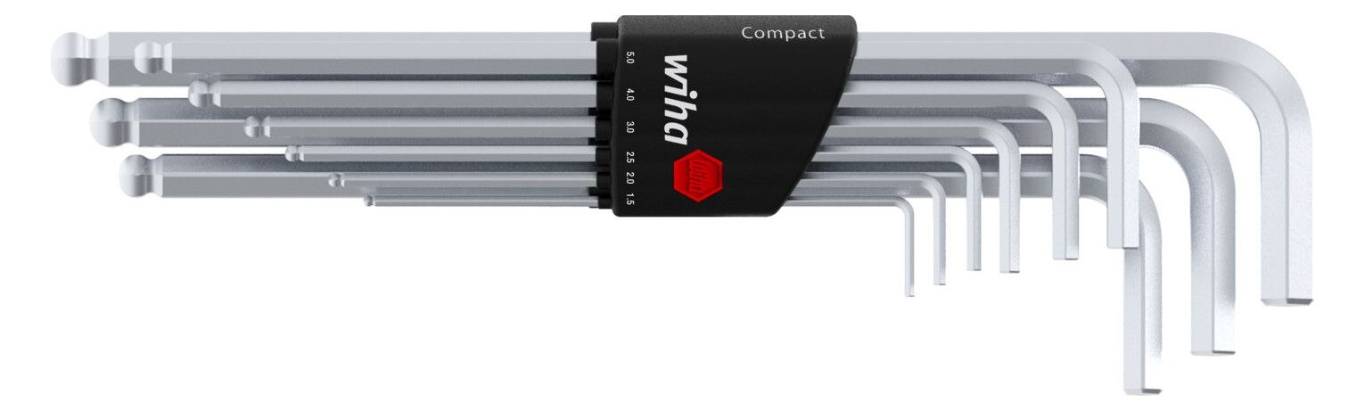 Wiha Wiha 369H9 Compact Set Stiftschlüssel im Halter 01418