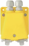 ABL Anschlussdose Cat6 APmont 2xRJ45 ge DG-RJ45 Kanaleinb RAL1016 unten