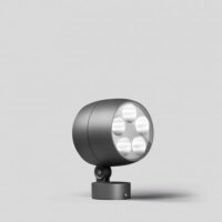BEGA LED-Anbaustrahler 38,6W Konv DALI 85148 1LED graphit 4000K RGBW 2076lm mt
