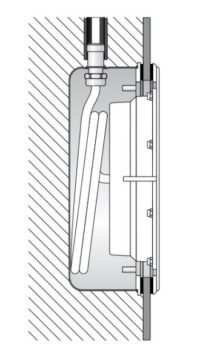 BEGA Einbaugehäuse gr Edst Ø260mm H90mm 71268