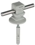 Dehn Leitungshalter grau H 16mm für Rd 8mm LHDS8H16HS5X50KD8GR