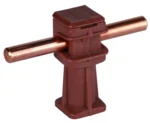 Dehn Leitungshalter braun H 36mm für Rd 8mm M6 LH DS 8 H36 IGM6 BR