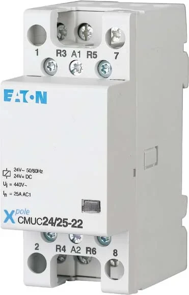 Eaton Eaton (Installation) Installationsschütz 24VAC/DC, 4S, 25A CMUC24/25-40